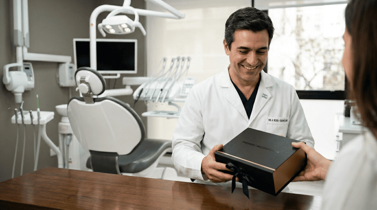 Profesional de la salud B&W